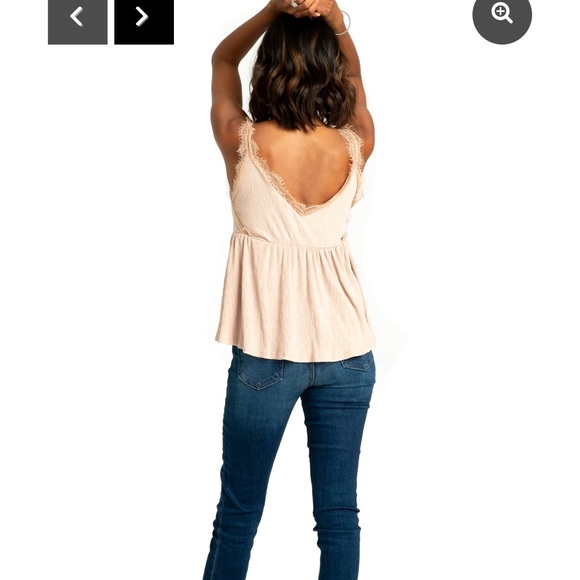 NWT City of Angels Tank with Lace Detail - Picture 2 of 7